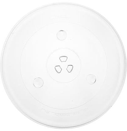 OUNONA Glass Turntable Microwave Oven Plate Turntable Cooking Tray Glass Plate Replacement Oven Tray