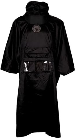 Travbuddies Buddy Unisex Regenponcho mit Ärmel für Herren & Damen - geeignet für Rucksack, Klettverschluss, 2 Fronttaschen - Regencape Regenschutz Poncho wasserdicht für Festival, Wandern, Fahrrad