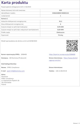 AEG Standherd mit Induktions-Kochfeld 60 cm/SteamBake – mit Feuchtigkeitszugabe/Hob²Hood/Touch-Bedienung/Grillfunktion/Display mit Uhr/Kindersicherung/A / CIB6643BBM