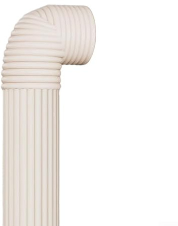 Schaumrohrisolierung Wasserrohrisolierung Abdeckung, Outdoor Wasserrohr Frostschutzstreifen Winterisolierungsband 2m×8cm (Weiß)