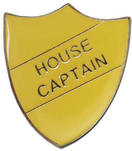 House Captain Shield Badges (30mm) (Yellow)