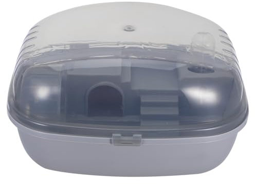 HYTROVE Indoor Hamsterkäfig Mit Tragetasche Multifunktionale Unterkunft Für Hamster Kleine Ratten Und Chinchillas Sicherer Und Gemütlicher Lebensraum Aus Hochwertigem Kunststoff Mit