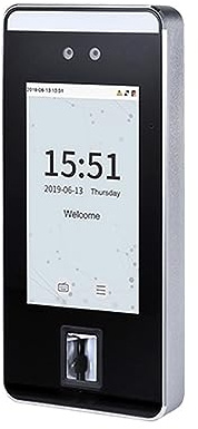 ELUKHT Time Clock, Dynamic Face Recognition Fingerprint Time Attendance Machine Door Access Control System (Speedface-v5l-ic-1)