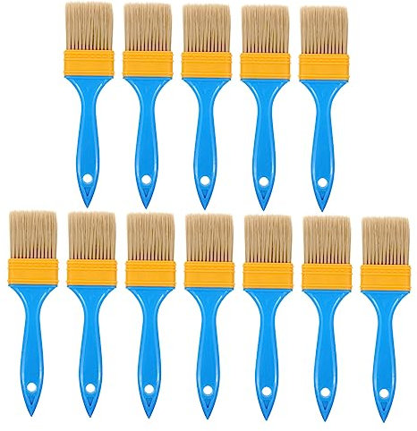 Veemoon 20stücke Multifunktions-Pinsel Für Wandverkleidung Und Varnisse Nylonborsten Für Malerei Und Grillen Leicht Und Bruchsicher