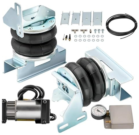 QFJFBGGH Ammortizzatori per Auto Soffietto Molla Sospensione Pneumatica + Kit Compressore per Mercedes per Benz per Sprinter 2006-2022 Sospensione ad Aria
