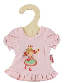 Heless 9565 - Puppen-Nachthemd Prinzessin Emily, in Rosa mit Prinzessin Motiv, für Puppen und Kuscheltiere der Größe 20 - 25 cm