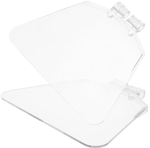 TEHAUX 2pcs Plastic Eye Shield Accessories for Bench Grinder, Universal Safety Guard Cover, 4-inch Practical Dust Protection for Power Tools