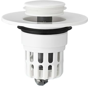 1pc Bathroom Sink Plug Pop-Up Drain Filter Washbasin Drainer Bouncing Core Filter for Seal and Drain Water