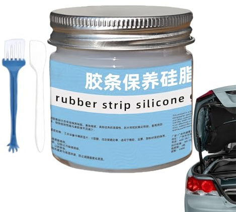 Grasso per Portiere Auto - Grasso Protettivo per Guarnizioni | Pasta al Silicone | per la Manutenzione di Cerniere e Finestrini 'Interno Auto e Cura del Veicolo