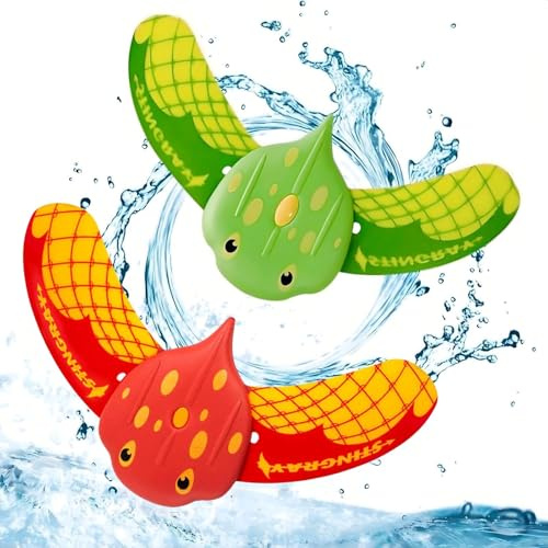 HOKYYCC Wasserspielzeug Kinder Outdoor, 2 Stück Pool Spielzeug Kinder, Schwimmbad Tauchspielzeug, Sommer Poolparty Geschenk für Jungen und Mädchen