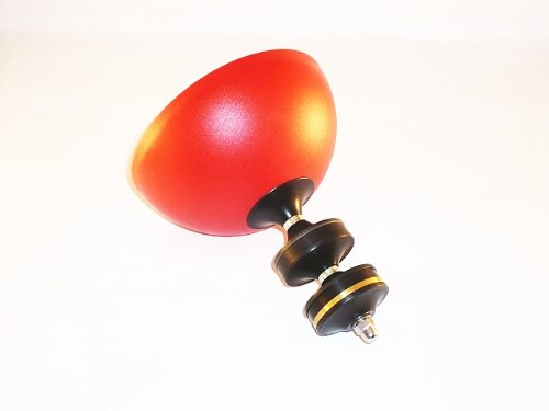 MONOBOLO SCHWARZ mit Henrys Circus Diabolo Halbschale rot