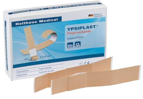 FINGERVERBAND YPSIPLAST wasserfest 2x12 cm haut 50 St