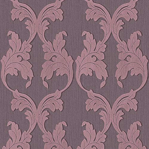 Vliestapete Barock-Tapete Ornament-Tapete 956285 95628-5 Architects Paper Tessuto | Violett/Lila | Rolle (10,05 x 0,53 m) = 5,33 m²