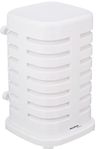 Technoline TXCOVER, Schutzhülle für Außensensoren, Außensender, Thermo-Hygrosensoren, Wetterstation mit Außensender, Weiß