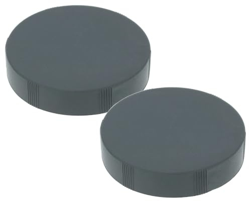 vhbw 2X Capuchons d'objectif pour oculaire de Jumelles de 39mm | 2 pièces, noir, à emboîter