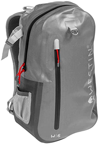 Westin W6 Wading Backpack 45x26x16cm - Angelrucksack für Spinnfischer, Kunstködertasche zum Spinnangeln, Angeltasche für Kunstköder