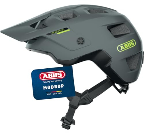 ABUS 64852 Fahrradhelm, Grau (Concrete), S (51-55 cm)