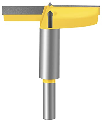 Meccion Mèches Forstner Fraise pour Bois, Professionnelle Carbure Forstner Foret Scie-cloche pour Faire des Trous Propres à Fond Plat Dans le Bois (80mm)