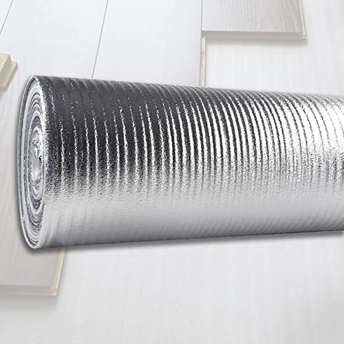 HARICSET Trittschalldämmung Dämmunterlage 2mm Dick für Vinyl Stark Natürliche Dämmunterlage Rollenkork für Parkett und Laminat(Size:1 * 40m)