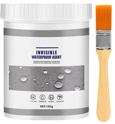 Wasserdichtes Isolierungs-Dichtungsmittel,Super Strong Bonding Sealant Unsichtbares wasserdichtes Anti-Leckage-Mittel,Transparentes auslaufsicheres Dichtmittel mit Pinsel (1 Stück)
