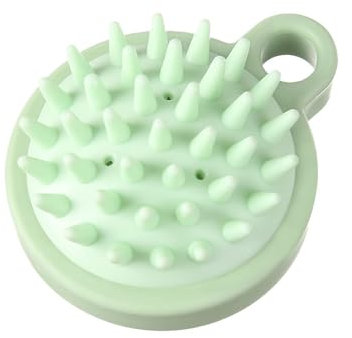 Shampoo Head Scrubber - Shampoo Brush | Shower Washing Hair Brush Comb | Shampoo Massager Brush with Silicone Bristles | Scalp Brush for Head Relaxation