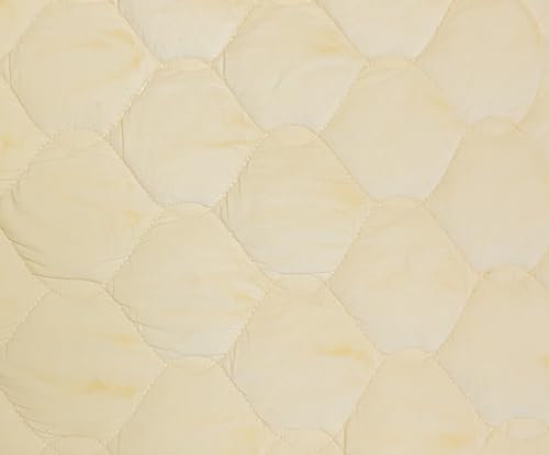 Inlett Bio-Steppware ca. 40x35cm mit Reißverschluss - Hülle ideal für Selberbefüller von Kissen - Inlett = Leere Kissenhülle -Bio-Baumwolle, dreilagig, sehr dick