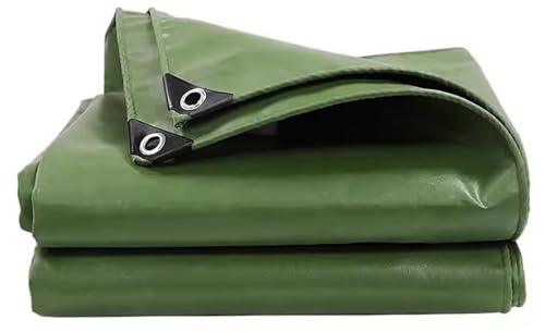 Strapazierfähige Plane, 600 g/m², Canvas-Plane, vielseitig einsetzbar, für Gartenmöbel, Camping, Garten, weiche Bodenplane, Überdachung, regenfestes Zelt, 1,5 x 2 m, 2 x 2 m, 3 x 4 m, 5 x 6 m(1x3m)