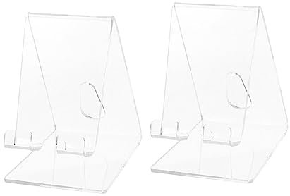 HOMSFOU 6stücke Transparente Acryl Handyhalterung Stabile Smartphone Ständer Für Schaufenster Tisch Und Supermarkt Für Einfache Sichtbarkeit Und Eleganten Display