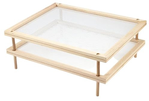 Secador De Pasta – Soporte De Almacenamiento De Frutas Abierto, Soporte De Secado Plegable Para Máquina De Pastas | Tabla De Corte De Circulación De Aire Con Red Deshidratada, Soporte De Secado