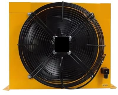 Radiatore aria-olio idraulico, Radiatore raffreddato ad aria for olio idraulico AH1490T-CA 135W 12VDC 250L/min Saldatura precisa e ventola efficiente per sistema idraulico CNC(AC220V)