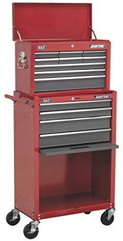 Sealey Ap22513bb à outils sur et roulettes 13-drawer Rouge/gris