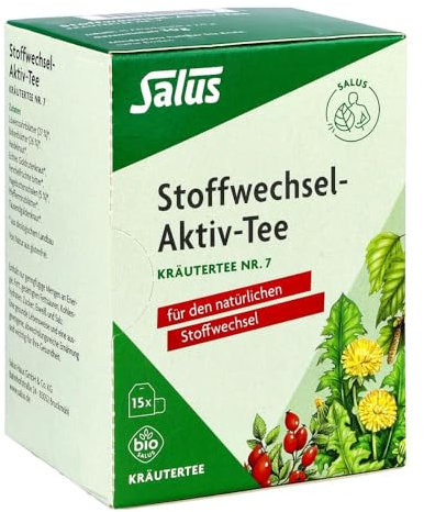 STOFFWECHSEL-AKTIV Tee Kräutertee Nr.7 Bio Salus 15 St