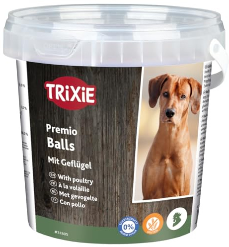 TRIXIE Premio Snack Entrenamiento Poultry Balls, 500 g, Perro