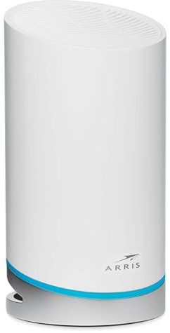 ARRIS Surfbräda mAX W21 Tri-Band Mesh Ready Wi-Fi 6 Router, AX6600 Wi-Fi-hastigheter upp till 6,6 Gbps, Täckning upp till 2 750 Kvadratmeter, 1 Router, Alexa-stöd