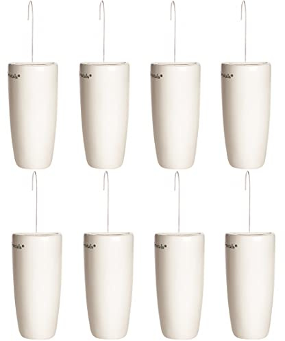Ceramic Radiator Humidifier - Set of 8 Hanging Humidity Control with Hanging Hooks Air Moisture for Home Storage Heater Air Moisturiser by Crystals®