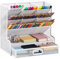 Marbrasse Organizador Escritorio Cajones,Malla Multifuncional para PortaláPices,Organizador Estacionario de Escritorio,Estante de Almacenamiento para La Escuela,Hogar,Suministros Arte(Blanco Cajón)
