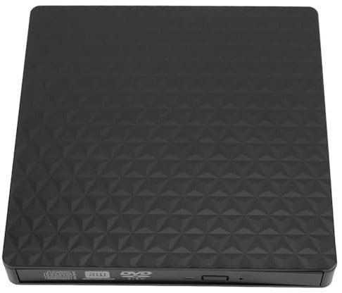 Fiorky USB 3.0 Grabadora de CD DVD RW Externa Delgada con Unidades ópticas Lector de CD ROM Tipo C Regrabadora Grabadora de DVD y CD-ROM portátil Reproductor Duplicador de Discos Fora