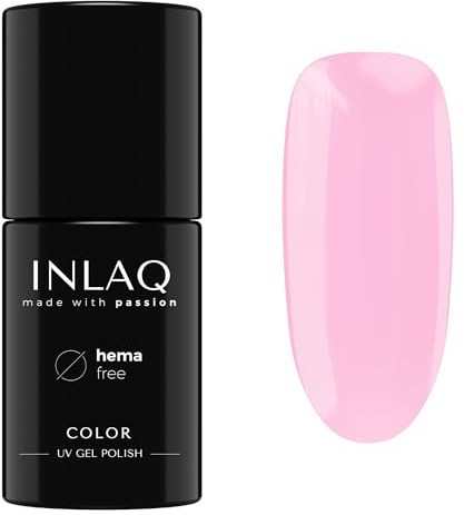 INLAQ® UV Nagellack Rosa - 6 ml Hema Free - Langlebiger UV Lack - Nail Polish - Glow Spectrum Kollektion - Gelnägel - Shellac Gel - Gellack ohne Hema | 1047- Cherub