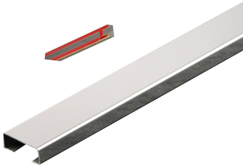 Passacavi Canalina Di Gestione Dei Cavi In Acciaio Inox, Copri Cavo Angolare Per Angoli/soffitto, Passerella Per Cavi Con Supporto Autoadesivo Per Casa Sale Conferenze ( Color : White , Size : 1m-(30x
