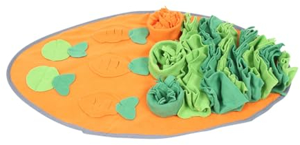 HAPINARY Kuschelmatte Für Haustiere Karottenförmige Schnüffelmatte Für Hamster Kaninchen Und Kleine Tiere Waschbar Und Langlebig Langsame Fütterung Geruchstraining