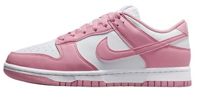 NIKE DD1873-112 Dunk Low Donna, White/Elemental Pink EU 36.5