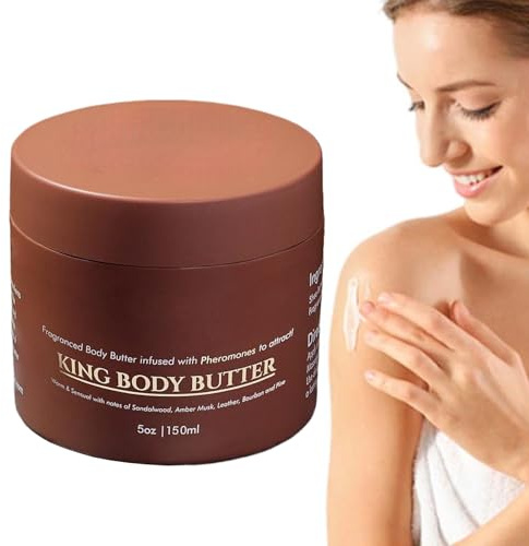 FmtwPhn Beurre De Corps Pour Les Femmes 150ml - Beurre Corporel Parfumé À La Notes Chaudes, Soin Hydratant Au Pa-rfum Boisé Persistant, Idéal Pour Soin Quotidien Et Moments De Détente
