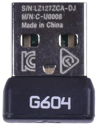 Fitooles Receptor de mouse inalámbrico de instalación rápida, transmisor de señales de diseño compacto y fácil de transportar para receptor de conectividad G604
