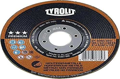 TYROLIT 5316 Schruppscheibe Premium Alu 125 x 7 mm Form 27