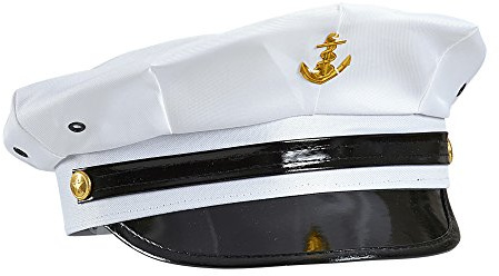 W WIDMANN MILANO Party Fashion - Kapitänsmütze Marine Offizier | Kopfbedeckung für Matrosen Kostüme, Karneval und Mottoparty