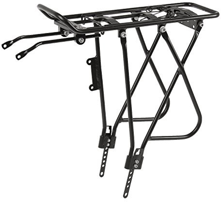 M-Wave Screw-on LLL Aluminium Gepäckträger, schwarz, 24-29 Zoll