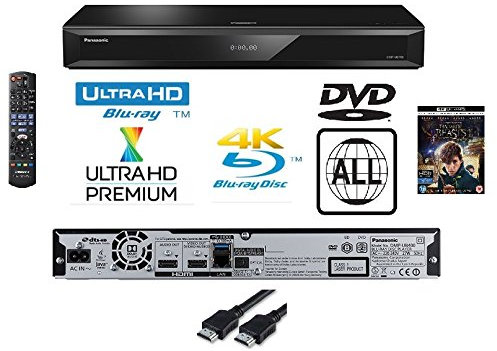 Panasonic 4K Ultra HD Blu-Ray Player With Multiregion DVD playback Model DMP-UB400 / DMPUB400 - Same Family as DMP-UB700 / DMP-UB900 - INCLUDES A 4K ULTRA MOVIE - Black