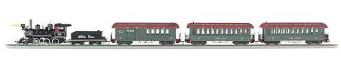 Bachmann Trains - White Pass & Yukon Passenger Ready To Run Electric Train Set - On30 Scale - Runs on HO Track