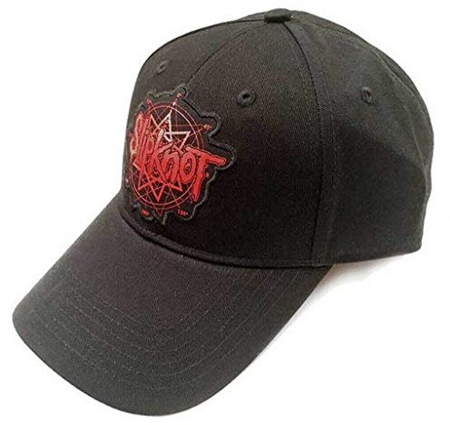 Slipknot Keps pentagram-logotyp keps keps skärmmössa, svart, One size