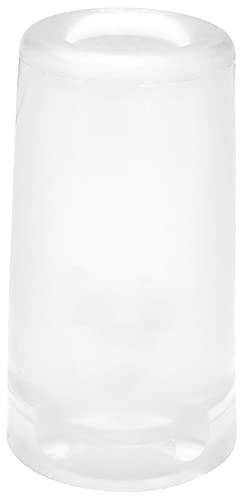 WAGNER Tope para la Puerta para el Suelo Grande, Protector de Pared - VULCANO - Retro -Ø 40 x 73 mm, Goma Maciza, Color Transparente, para Atornillar - 15207421